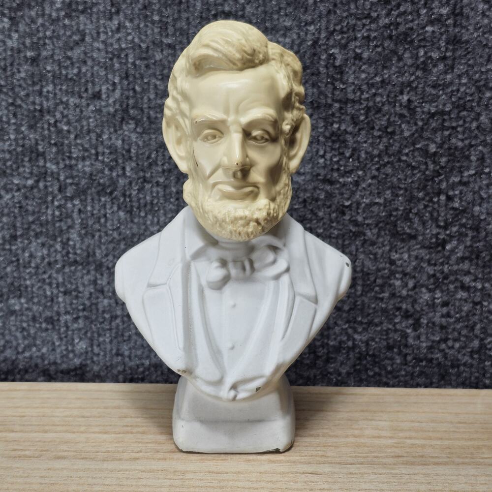 Vintage Avon Abraham Lincoln Bust Wild Country Aftershave 7" 6 Oz. Empty